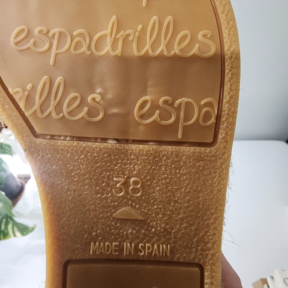 Gaimo Blue Espadrille Lace Up Canvas Shoes made in Spain NWOT - Picture 7 of 7